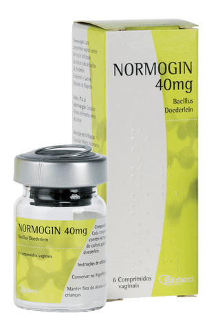 Normogin, 40 mg x 6 comp vag