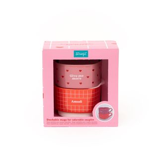 Juego de 2 tazas apilables - Dame más