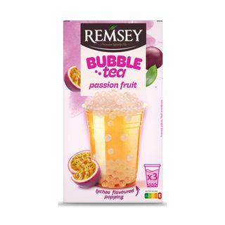 Remsey Bubble tea passion fruit - lychee 3 szt.