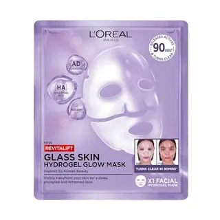 Mascarilla Hidro Gel Revitalift Filler Glass Skin L'Oréal Paris