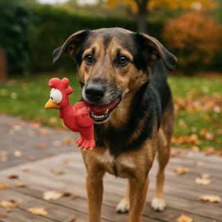 Tootoy! Juguete de pollo divertido para perros