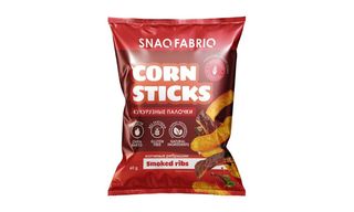 SNAQ FABRIQ CORN STICKS სიმინდის ჩხირები გლუტენის გარეშე, შებოლილი ნეკნები 60გრ