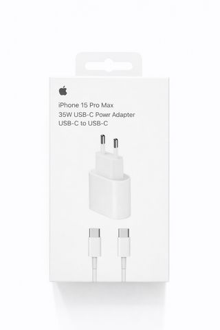Combo Charger iPhone 15PM 35W USB-C Power adapter USB-C to USB-C