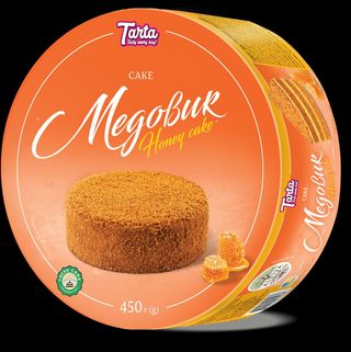 Tarta Pastel de miel de la Tarta, 450g