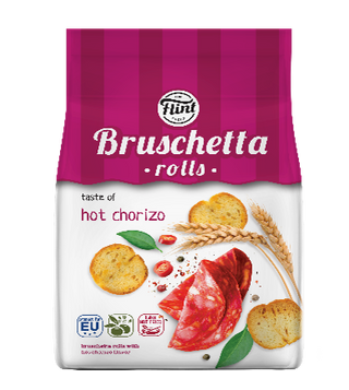 Flint Rollos de Bruschetta Chorizo picante, 65g