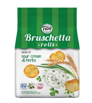 Flint Crema & Herbs Bruschetta Rolls, 65g