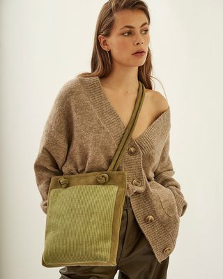 BOLSO LINA  PANA VERDE