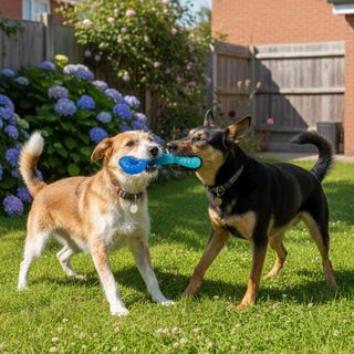 Tootoy! Juguete para atrapar y tirar para perros - Azul