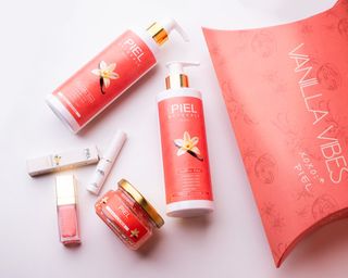 პიელის სასაჩუქრე ნაკრები ყველა ტიპის კანი - ვანილი