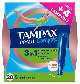 Tampax Compak Pearl Super 20 Uds.