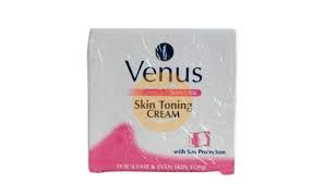 Venus Skin Toning Cream With Sun Protection, 120G