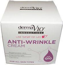 Derma V10 Q10 Ant-Wrinkle Cream, 50Ml