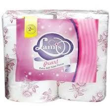 Lami's Pearl White Toilet Tissue, 4X180 Sheets