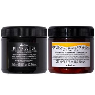 Pack Davines – NaturalTech Nourishing Vegetarian Miracle Mask + OI Hair Butter – Reparación, Hidratación y Nutrición Intensiva
