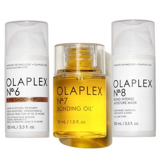 Pack Olaplex Hidratación & Styling Nº 5 + Nº 6 + Nº 7 – Suavidad, Control del Frizz y Brillo Profesional