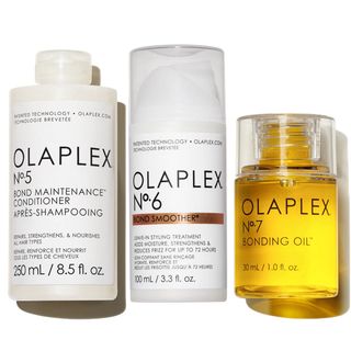Pack Olaplex Hidratación & Styling Nº 5 + Nº 6 + Nº 7 – Suavidad, Control del Frizz y Brillo Profesional