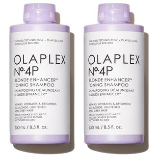 Pack x2 Olaplex Nº 4P Champú Matizador 250ml – Matizador y Reparador para Cabellos Rubios y Grises