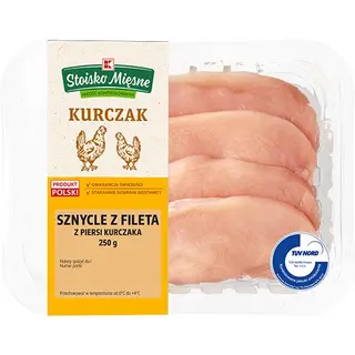 K-STOISKO MIĘSNE Sznycle z fileta z piersi kurczaka 250 g