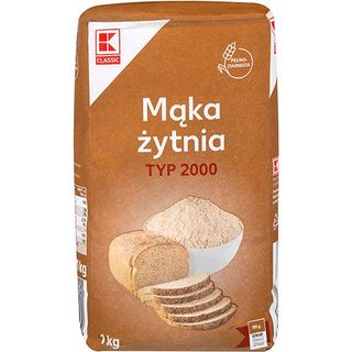 K-Classic Mąka żytnia T-2000 pełnoziarnista 1 kg