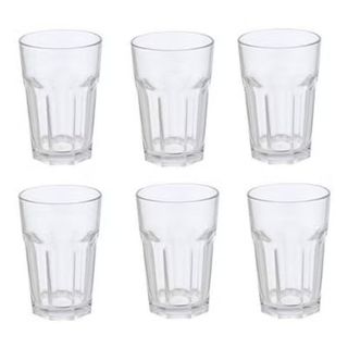 GLASS CUP 6PCS 415ML