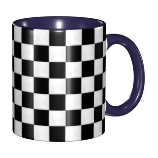 CHEQUERED DOUBLE COLOURED MUG