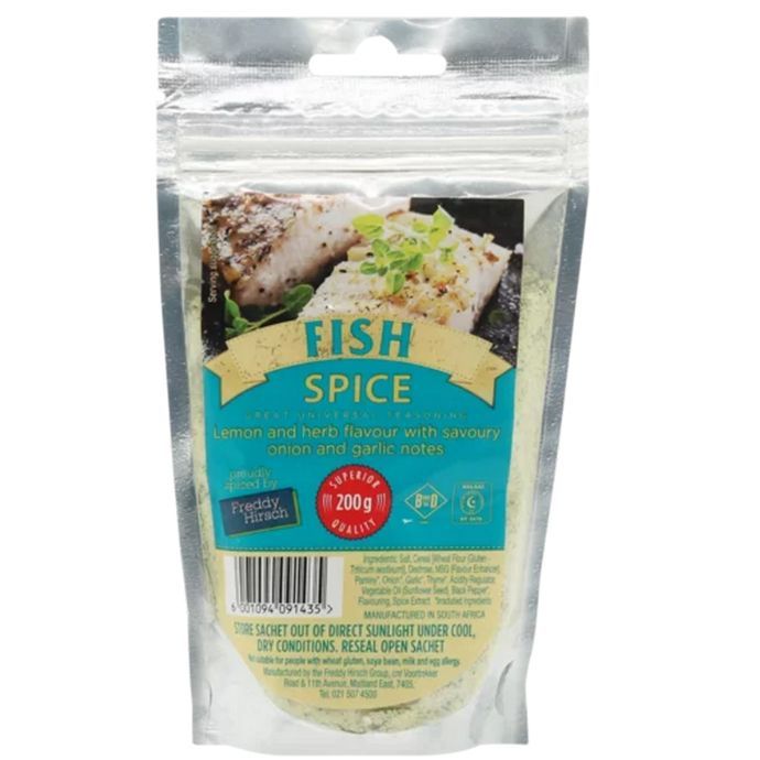Freddy Hirsch Fish Spice Seasoning 200G