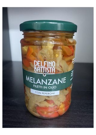 Melanzane A Filetto Con Peperoni, Delfino Battista, 290G