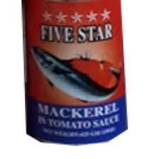 Five Star Mackerel In Tomato Sauce, 155G