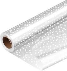 Vee White Cellophane Wrap Roll, Medium