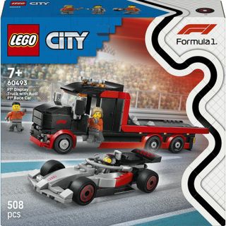 Lego City F1 Display Truck & Audi Carrera de coches, 508 piezas