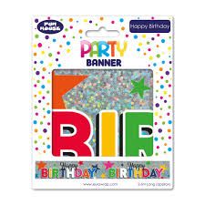 Fun House Happy Birthday Party Banner, 2.6M