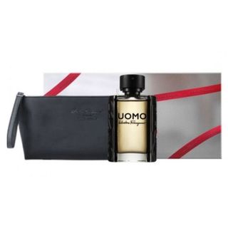 Salvatore Ferragamo Uomo Set: 100ml EDT + Travel Pouch