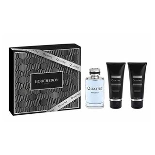 Boucheron Quatre Set: 100ml EDT+ Aftershave Balm 100ml+ Shower Gel 100ml