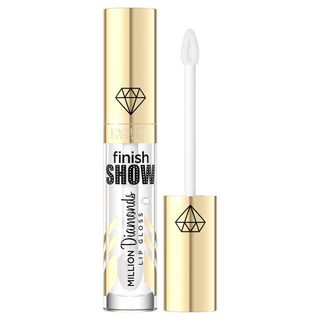 Eveline Cosmetics Finish Show Błyszczyk do ust Million Diamonds, 01 clear 4,5 ml