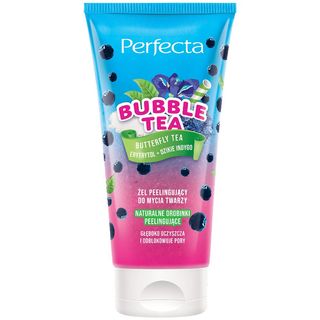Perfecta Żel peelingujący do mycia twarzy Bubble Tea 150 ml