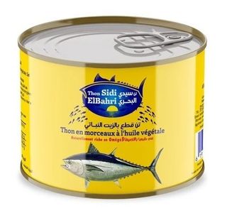 SIDI ELBAHRI Thon entier à l'huile végétale - 400g