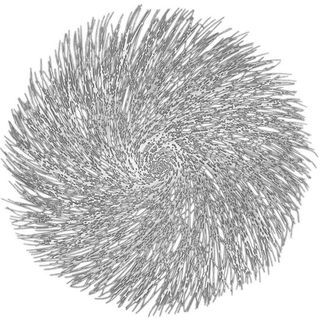 Set de Table Rond Argenté en Plastique 38cm