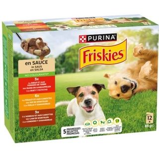 Alimento variados en salsa para perro FRISKIES, caja 1.020 g