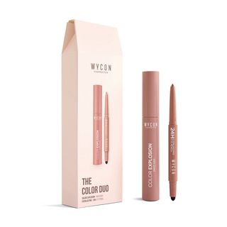 COLOR EXPLOSION 03 AMBER + 24H EVERLASTING EYE PENCIL 25 WARM ROSE