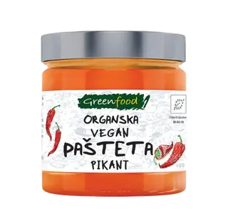 GREEN FOOD PIKANT PAŠTETA 185gr