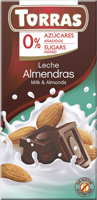 ORG.BEZGLUTENSKA ČOKOLADA MLEČNA BADEM