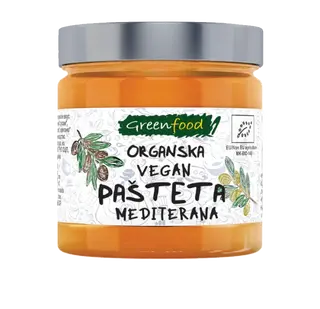 GREEN FOOD MEDITERAN PAŠTETA 185gr