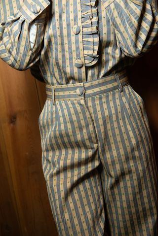 Pantalón Cáncer Rayas Azul XS Azul