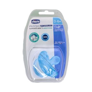 CHICCO CHUPETE PHYSIO SOFT AZUL 2-6M 1UD