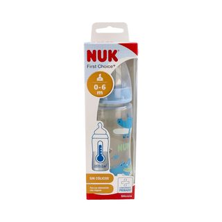 BIBERON FC+ PP SILICONA NUK FIRST CHOICE+ 1 M 300 ML