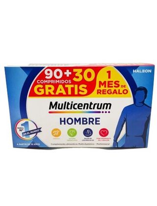MULTICENTRUM HOMBRE 90+30 COMPRIMIDOS PACK PROMOCIONAL