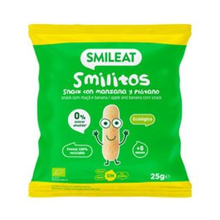 SMILEAT SMILITO MANZANA Y PLATANO 25 G ECO DE SMILEAT