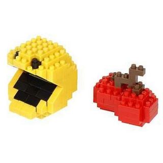 Kit de construção nanoblock pac-man &
