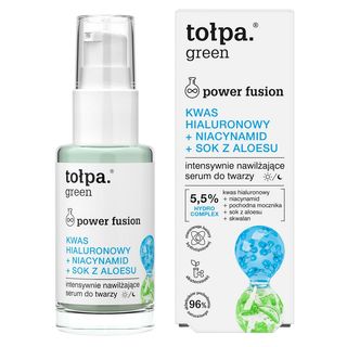 Tołpa Green Power Fusion Intensywnie nawilżające serum do twarzy 30 ml