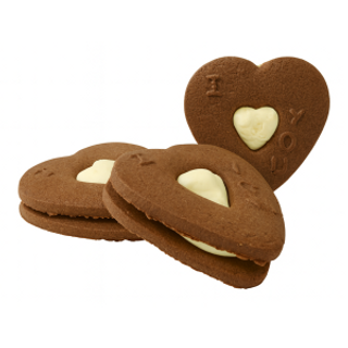 Galleta Corazón Caco Relleno Crema Leche 200gr Musfi's